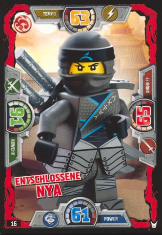 NINJAGO Trading Card Game (German) Series 3 - # 16 Entschlossene Nya
