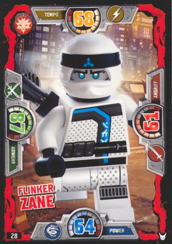 NINJAGO Trading Card Game (German) Series 3 - # 28 Flinker Zane