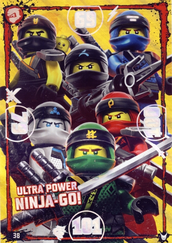 NINJAGO Trading Card Game (German) Series 3 - # 38 Ultra Power Ninja-Go! (Oversize XXL)