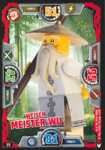 NINJAGO Trading Card Game (German) Series 3 - # 39 Weiser Meister Wu