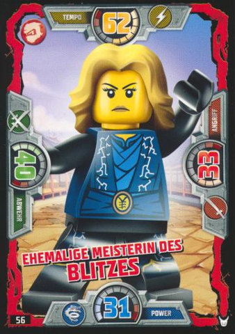 NINJAGO Trading Card Game (German) Series 3 - # 56 Ehemalige Meisterin des Blitzes