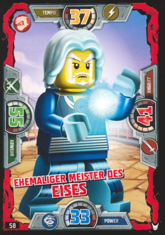 NINJAGO Trading Card Game (German) Series 3 - # 58 Ehemaliger Meister des Eises