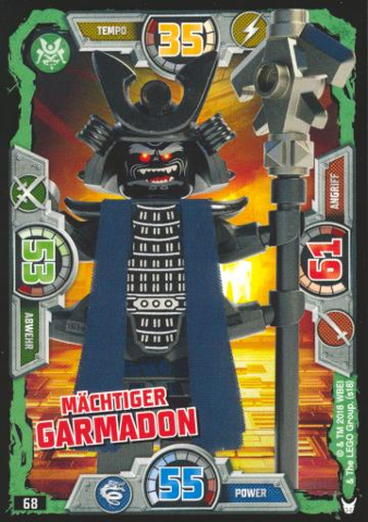 NINJAGO Trading Card Game (German) Series 3 - # 68 Mächtiger Garmadon