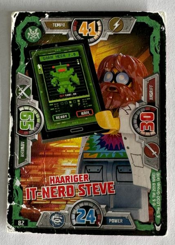 NINJAGO Trading Card Game (German) Series 3 - # 82 Haariger IT-Nerd Steve