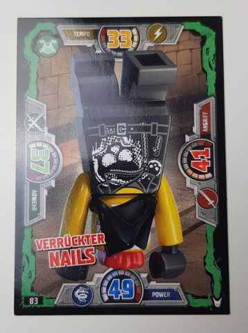 NINJAGO Trading Card Game (German) Series 3 - # 83 Verrückter Nails