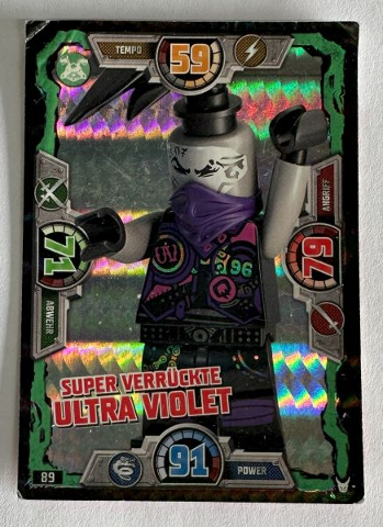 NINJAGO Trading Card Game (German) Series 3 - # 89 Super Verrückte Ultra Violet