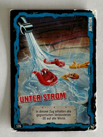 NINJAGO Trading Card Game (German) Series 3 - # 136 Unter Strom