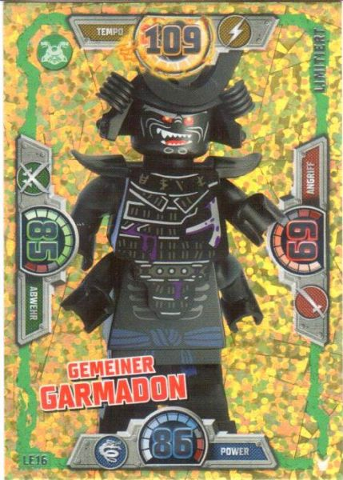 NINJAGO Trading Card Game (German) Series 3 - # LE16 Gemeiner Garmadon