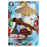 NINJAGO Trading Card Game (French) Series 3 - # 38 Maître Wu en Action