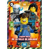 NINJAGO Trading Card Game (French) Series 3 - # 43 L'Equipe Ninja de la Ville de Ninjago