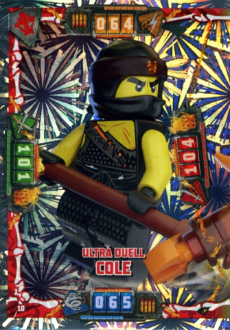 NINJAGO Trading Card Game (German) Series 4 - # 10 Ultra Duell Cole