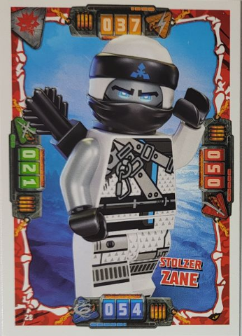 NINJAGO Trading Card Game (German) Series 4 - # 28 Stolzer Zane