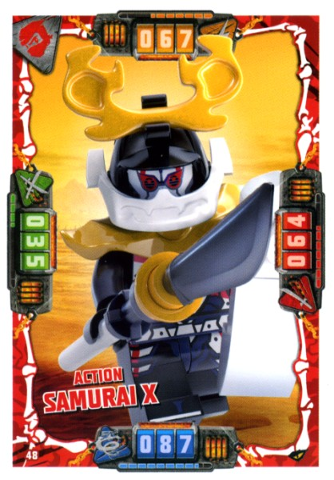 NINJAGO Trading Card Game (German) Series 4 - # 48 Action Samurai X