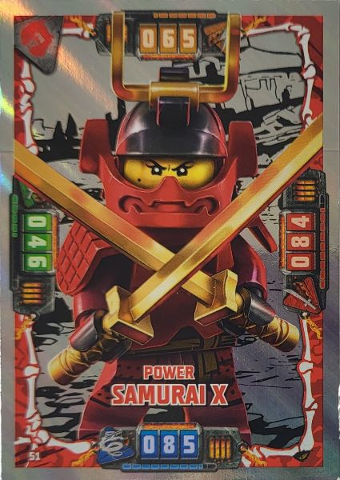 NINJAGO Trading Card Game (German) Series 4 - # 51 Power Samurai X