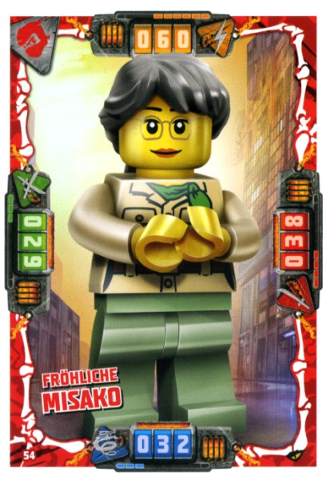 NINJAGO Trading Card Game (German) Series 4 - # 54 Fröhliche Misako