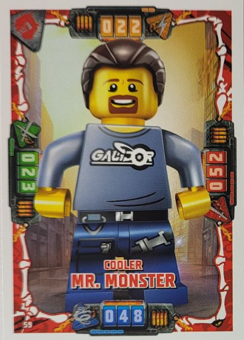 NINJAGO Trading Card Game (German) Series 4 - # 59 Cooler Mr. Monster