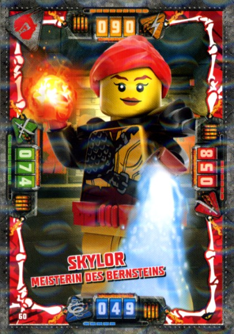 NINJAGO Trading Card Game (German) Series 4 - # 60 Skylor Meisterin des Bernsteins