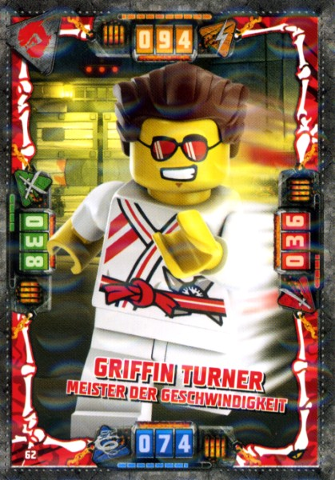 NINJAGO Trading Card Game (German) Series 4 - # 62 Griffin Turner Meister der Geschwindigkeit