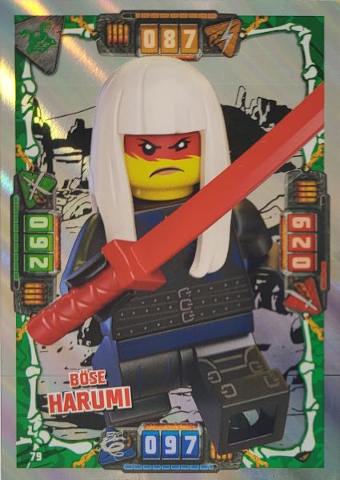 NINJAGO Trading Card Game (German) Series 4 - # 79 Böse Harumi