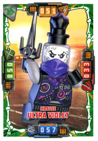 NINJAGO Trading Card Game (German) Series 4 - # 80 Krasse Ultra Violet
