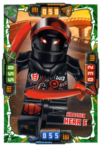 NINJAGO Trading Card Game (German) Series 4 - # 81 Krasser Herr E