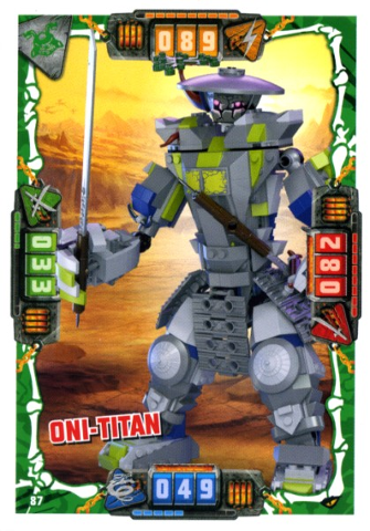 NINJAGO Trading Card Game (German) Series 4 - # 87 Oni-Titan