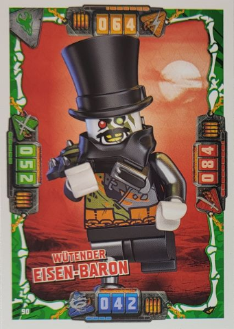 NINJAGO Trading Card Game (German) Series 4 - # 90 Wütender Eisen-Baron