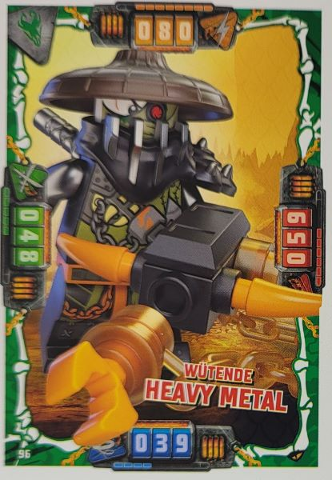 NINJAGO Trading Card Game (German) Series 4 - # 96 Wütende Heavy Metal