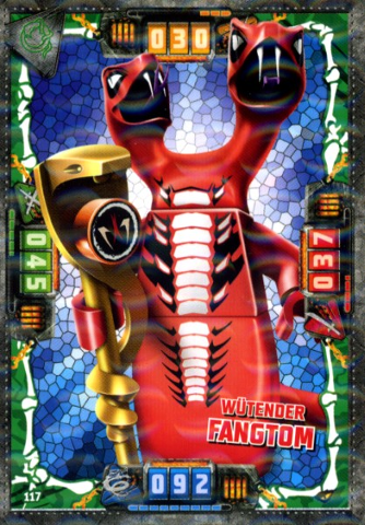 NINJAGO Trading Card Game (German) Series 4 - # 117 Wütender Fangtom