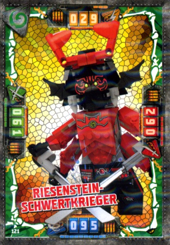 NINJAGO Trading Card Game (German) Series 4 - # 121 Riesenstein-Schwertkrieger