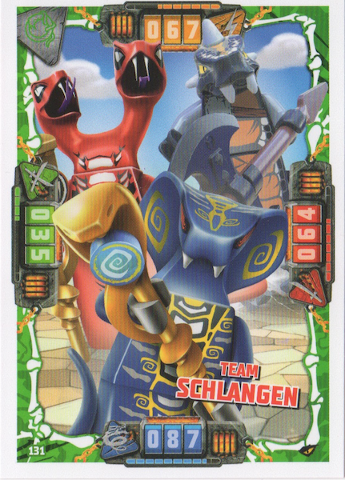 NINJAGO Trading Card Game (German) Series 4 - # 131 Team Schlangen