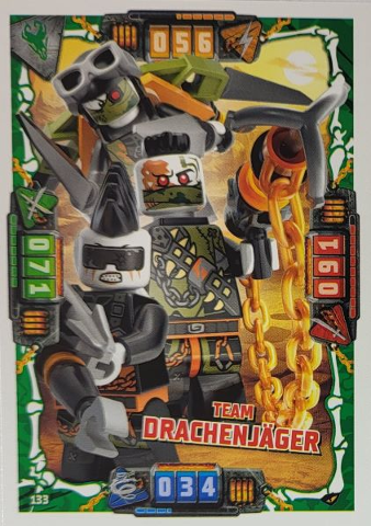 NINJAGO Trading Card Game (German) Series 4 - # 133 Team Drachenjäger