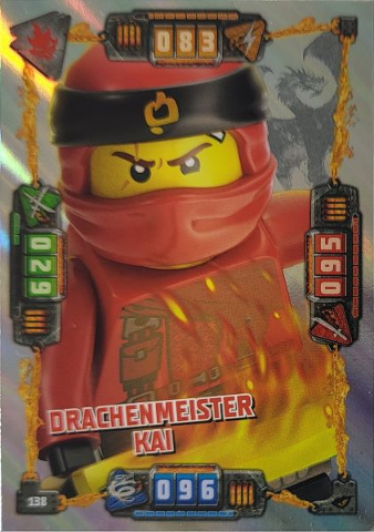 NINJAGO Trading Card Game (German) Series 4 - # 138 Drachenmeister Kai