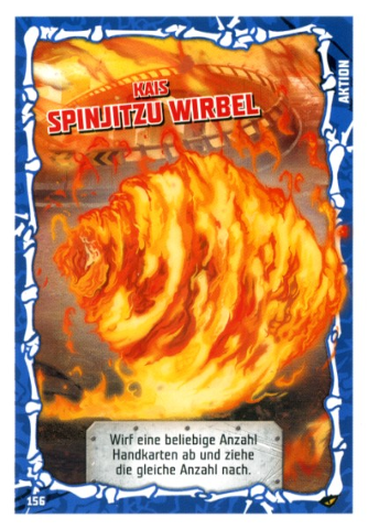NINJAGO Trading Card Game (German) Series 4 - # 156 Kais Spinjitzu Wirbel