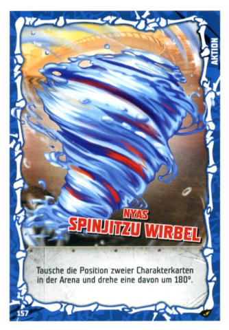 NINJAGO Trading Card Game (German) Series 4 - # 157 Nyas Spinjitzu Wirbel
