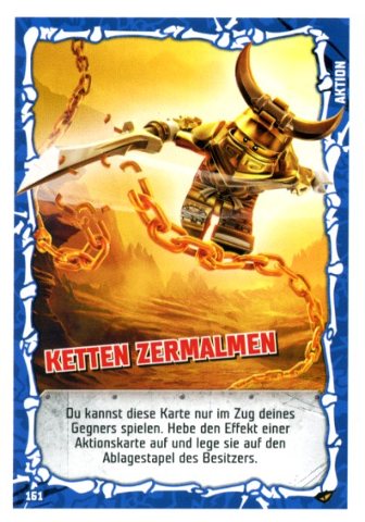 NINJAGO Trading Card Game (German) Series 4 - # 161 Ketten zermalmen