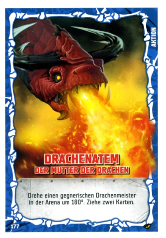 NINJAGO Trading Card Game (German) Series 4 - # 177 Drachenatem der Mutter der Drachen