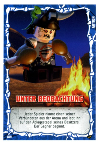 NINJAGO Trading Card Game (German) Series 4 - # 189 Unter Beobachtung