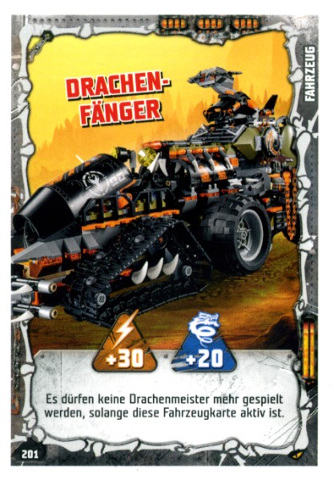 NINJAGO Trading Card Game (German) Series 4 - # 201 Drachen-Fänger