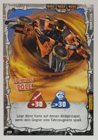 NINJAGO Trading Card Game (German) Series 4 - # 219 Spinjitzu Cole