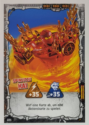 NINJAGO Trading Card Game (German) Series 4 - # 221 Spinjitzu Kai