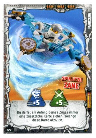 NINJAGO Trading Card Game (German) Series 4 - # 222 Spinjitzu Zane