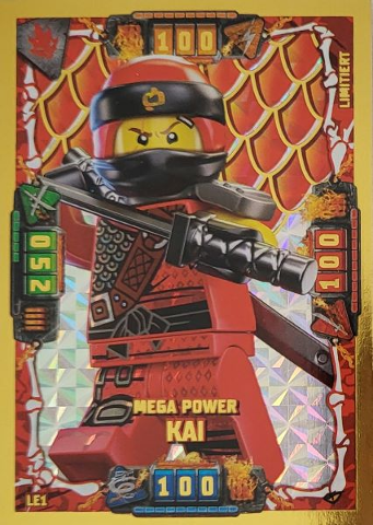 NINJAGO Trading Card Game (German) Series 4 - # LE1 Mega Power Kai