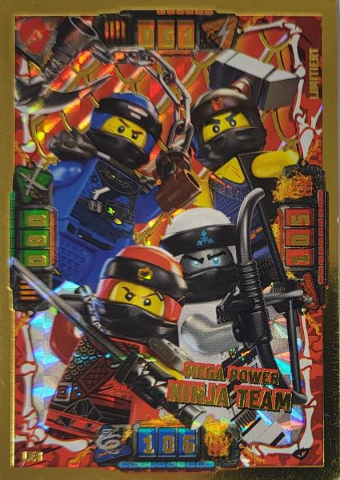 NINJAGO Trading Card Game (German) Series 4 - # LE8 Mega Power Ninja Team