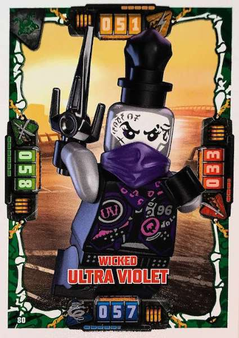 NINJAGO Trading Card Game (English) Series 4 - # 80 Wicked Ultra Violet