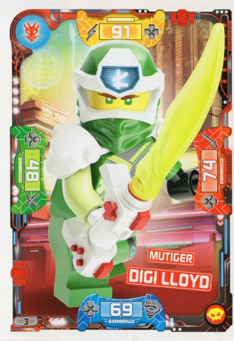 NINJAGO Trading Card Game (German) Series 5 (Next Level) - # 3 Mutiger Digi Lloyd