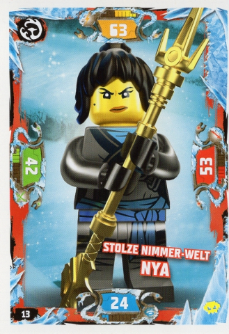 NINJAGO Trading Card Game (German) Series 5 (Next Level) - # 13 Stolze Nimmer-Welt Nya