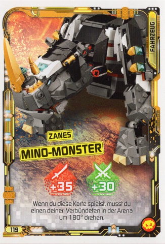 NINJAGO Trading Card Game (German) Series 5 (Next Level) - # 119 Zanes Mino-Monster