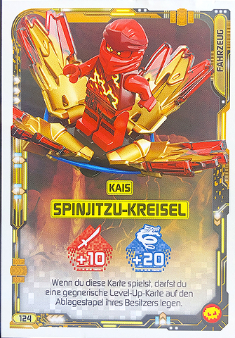 NINJAGO Trading Card Game (German) Series 5 (Next Level) - # 124 Kais Spinjitzu-Kreisel