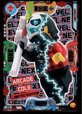 NINJAGO Trading Card Game (German) Series 5 (Next Level) - # LE3 Arcade Cole Limited Edition